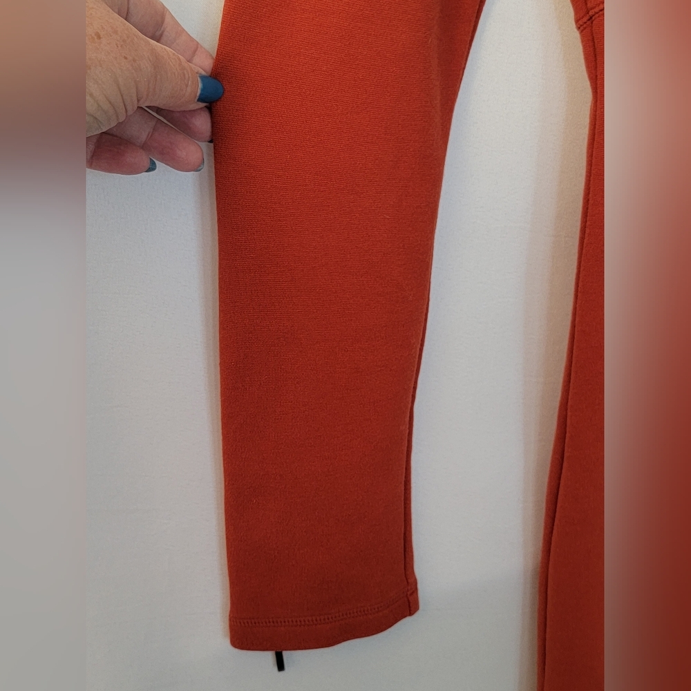 Athleta Burnt Orange V-Neck Dress Size M - Picture 4 of 10
